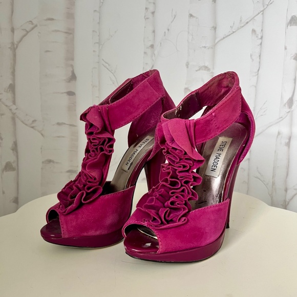 Steve Madden Peep-Toe Heels - Picture 3 of 11